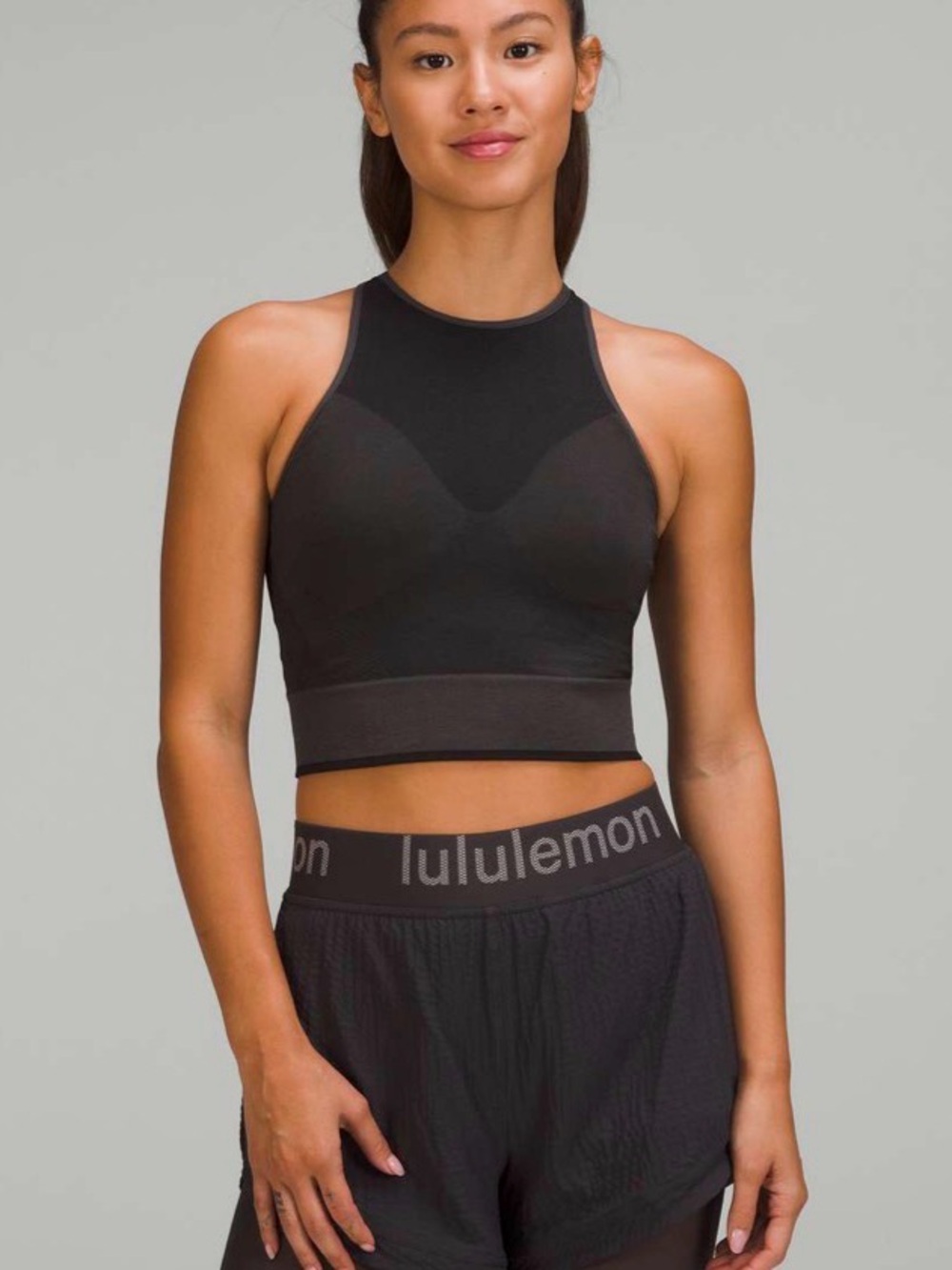 Lululemon Seamless Mesh Supportive Training Tank Top